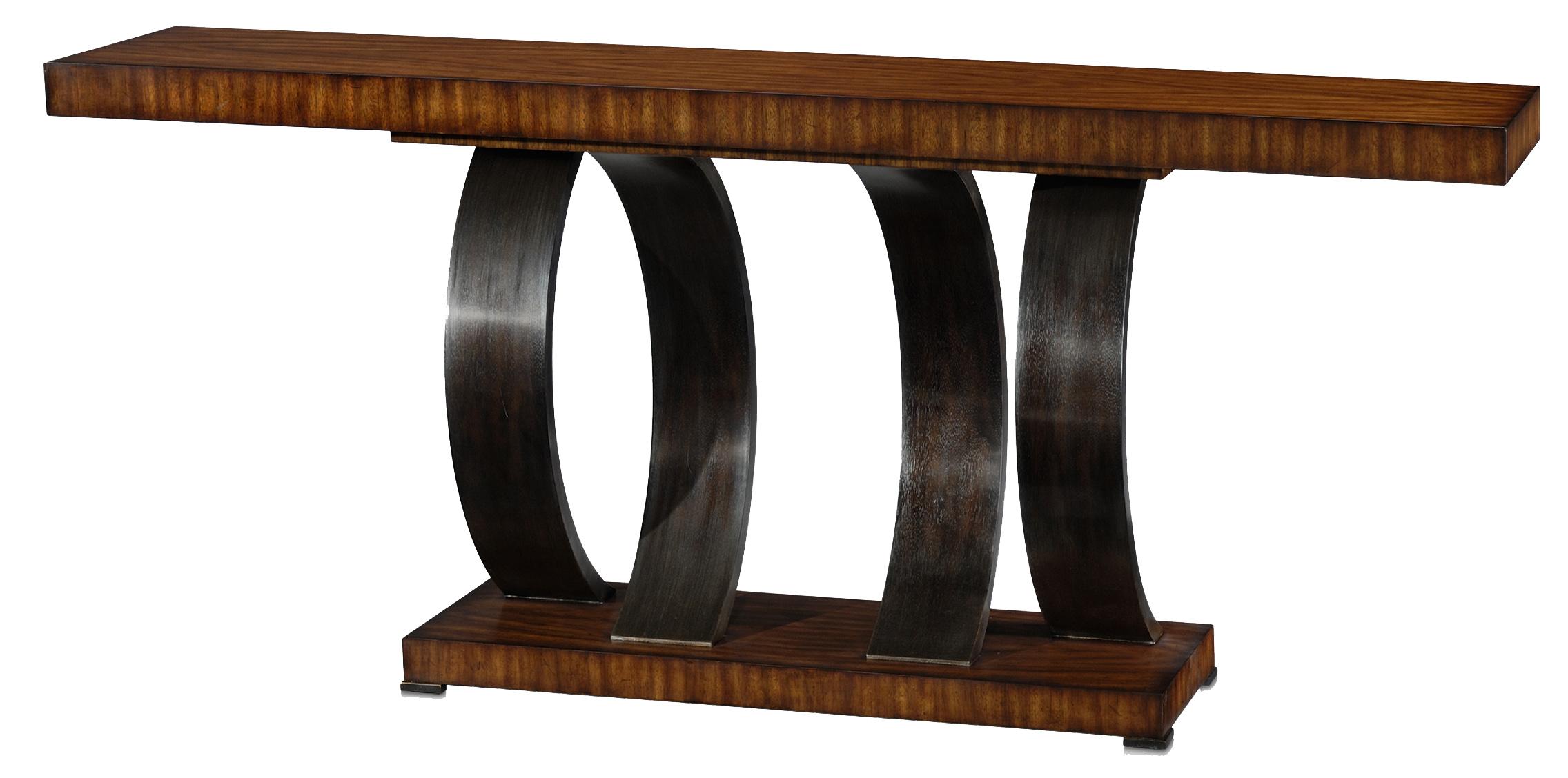 Theodore Alexander Vanucci Eclectics Argentinean Walnut Console Table